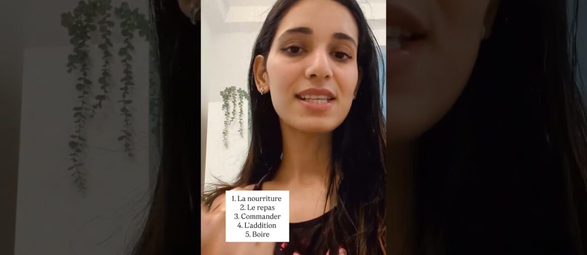 French restaurant & food vocabulary #TefCanada #frenchvocabulary #learnfrench #tefspeaking #delf French restaurant & food vocabulary #TefCanada #frenchvocabulary #learnfrench #tefspeaking #delf