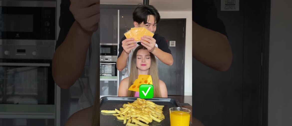 Yes or No? (Create French Fries Challenge!) feat @PANDAGIRLOFFICIAL #shorts