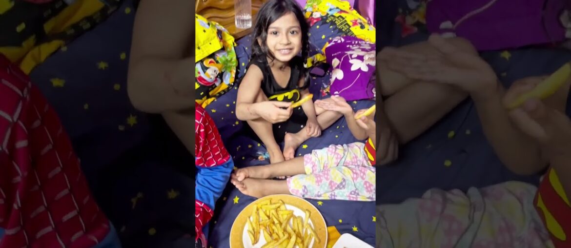 “French Fries Lovers” #snacks #frenchfries #homemadefood #ourtinyworld #viralshort #funtime