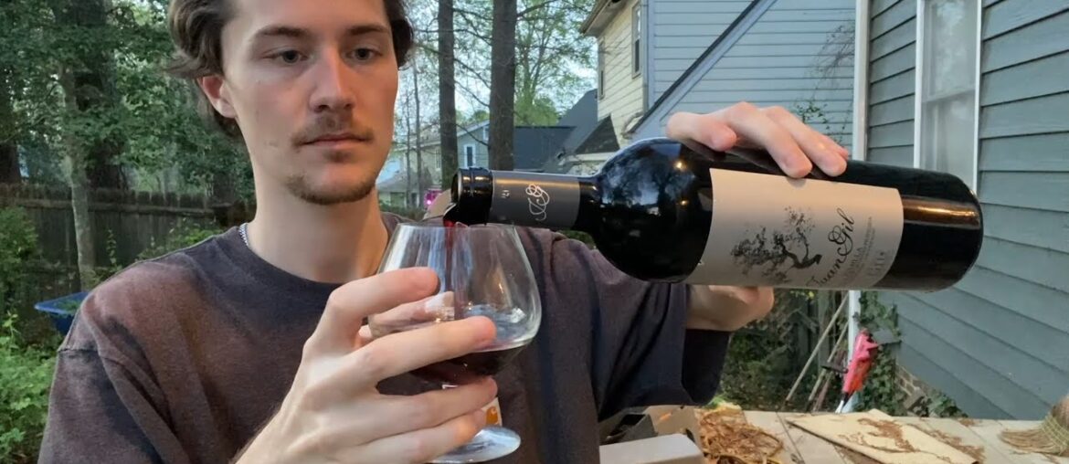 Drinking Red Wine for the First Time.. Drinking Red Wine for the First Time..