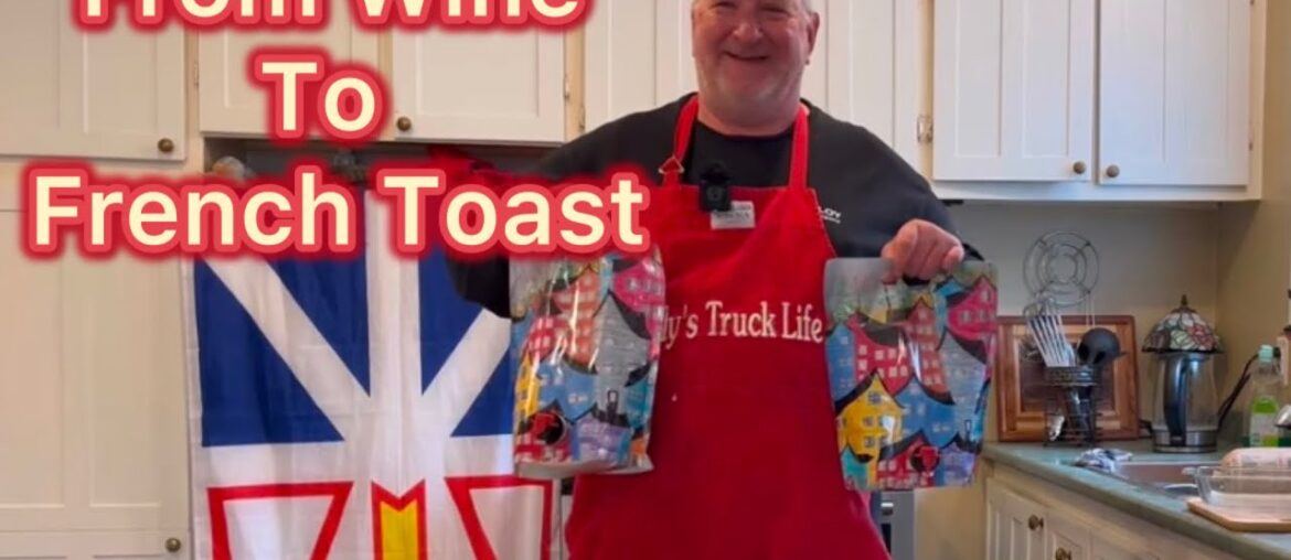 Traditional French Toast Bologna Sandwich + Wine Pickup.