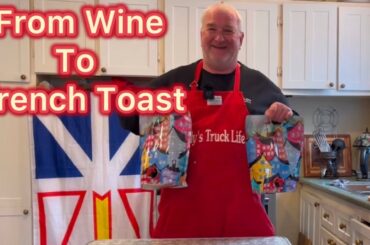 Traditional French Toast Bologna Sandwich + Wine Pickup.