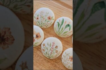 Hand Painting Macarons #shorts #macarons #baking