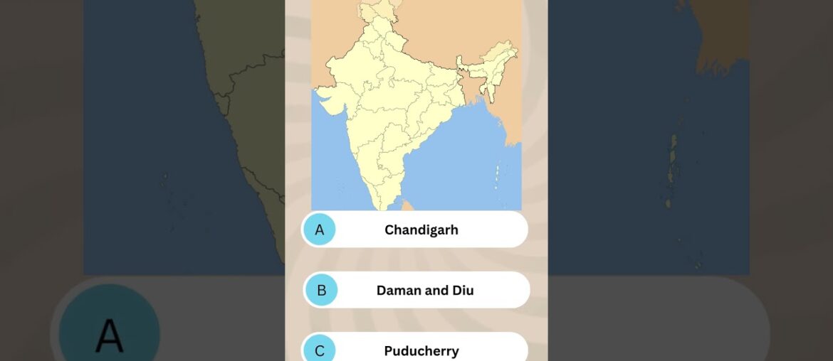 Indian Union Territory with four districts Indian Union Territory with four districts