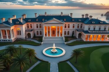Inside a $100 Million Cliffside Mansion, A Timeless European Home Tour