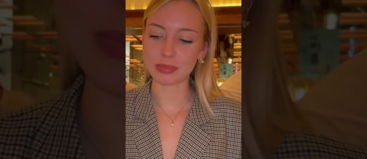 Eating at a Michelin star restaurant for the first time!