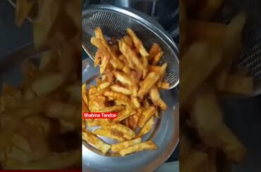 French fry recipe yummy tasty delicious like Karen subscribe Karen share Karen Shabina Tandon