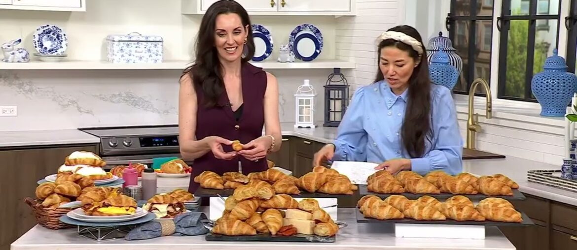 Authentic Gourmet 13 or 26 Large French Butter Croissants on QVC Authentic Gourmet 13 or 26 Large French Butter Croissants on QVC