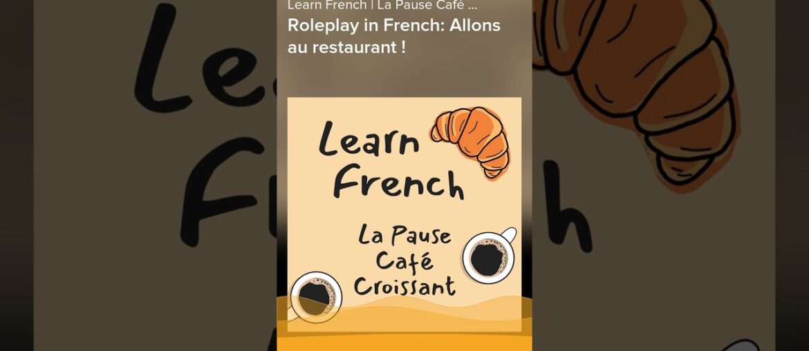 Learn how to order at a French restaurant! #learnfrench #frenchpodcast