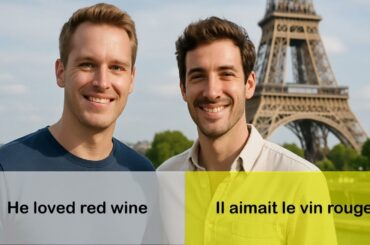 Say It In French I He loved red wine