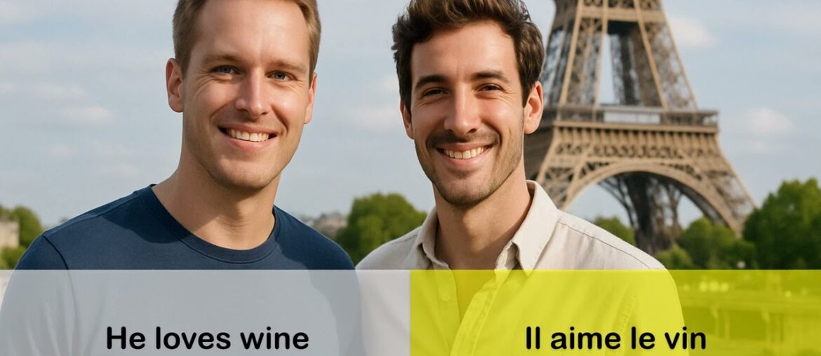 Say It In French I He loves wine