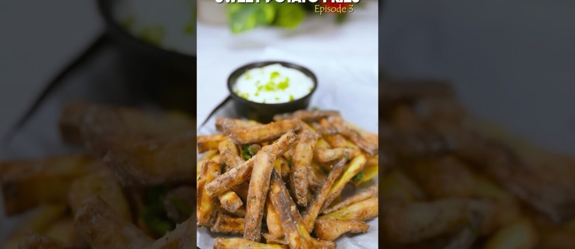 Air Fryer Fridays! | Sweet Potato Fries | #chefajaychopra #airfryer #trending #fyp #shorts #tasty