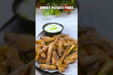 Air Fryer Fridays! | Sweet Potato Fries | #chefajaychopra #airfryer #trending #fyp #shorts #tasty