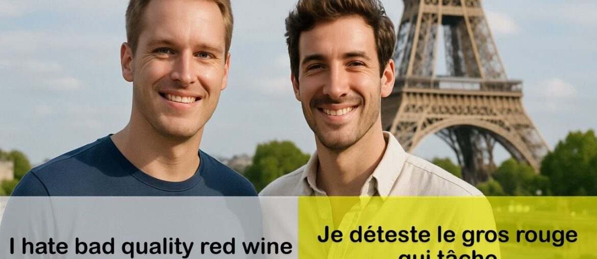 Say It In French I I hate bad quality red wine Say It In French I I hate bad quality red wine