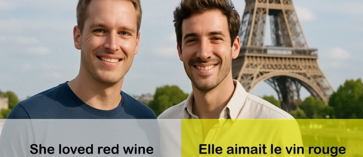 Say It In French I She loved red wine Say It In French I She loved red wine