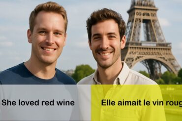 Say It In French I She loved red wine