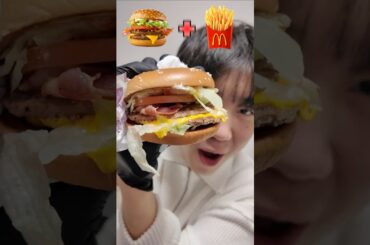 Put French fries in a hamburger!!!