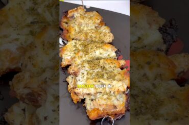 Chicken Alfredo French Fry Skewers! #recipe #foodhacks #youtubeshorts #viral #yum