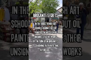 Did You Know? French schools were full of student painters those unsigned gems end up in brocantes!