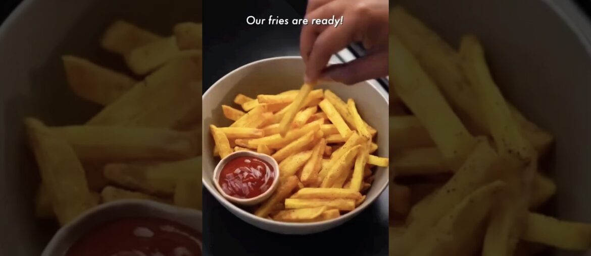 Perfect French fries | crunchy crispy fries | potato fries #new #food #frenchfries #shorts #viral
