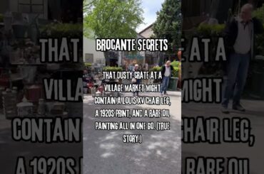 Brocante Secrets - What’s In That Dusty Crate at the Flea Market?  #brocanteshopping