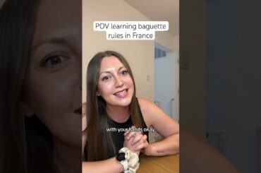 French baguette rules #france #french #cultureshock #food #funny