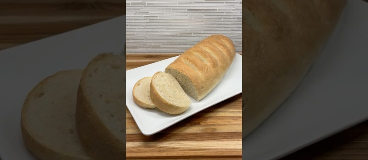 EASY FRENCH BREAD - Full Recipe Link in Description #Bread #Baking  #Homemade #FoodShorts #Shorts