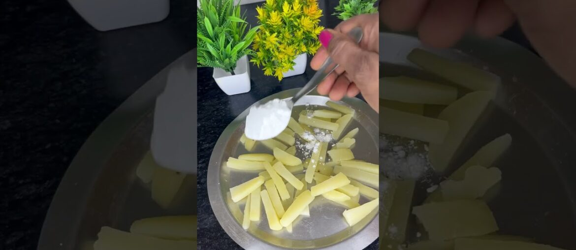 French fries easy way to make at home #youtubeshort #food #recipe #cooking