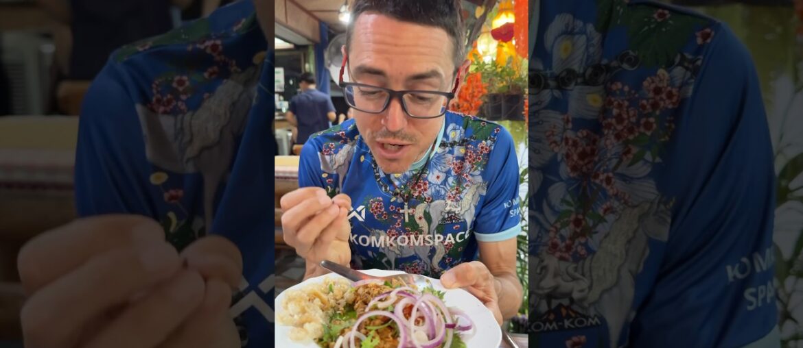 Who said wine only pairs with western food?  Thai food is going great with some French wine tonight!