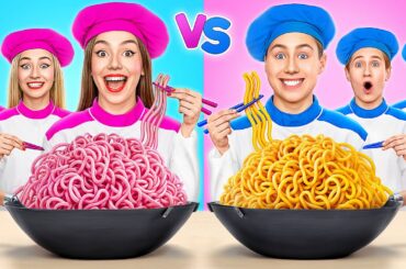 Boys VS Girls Cooking Challenge | Awesome Kitchen Tricks by Multi DO Challenge