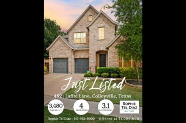 Luxury Home For Sale at 4521 Lafite Lane, Colleyville, Texas