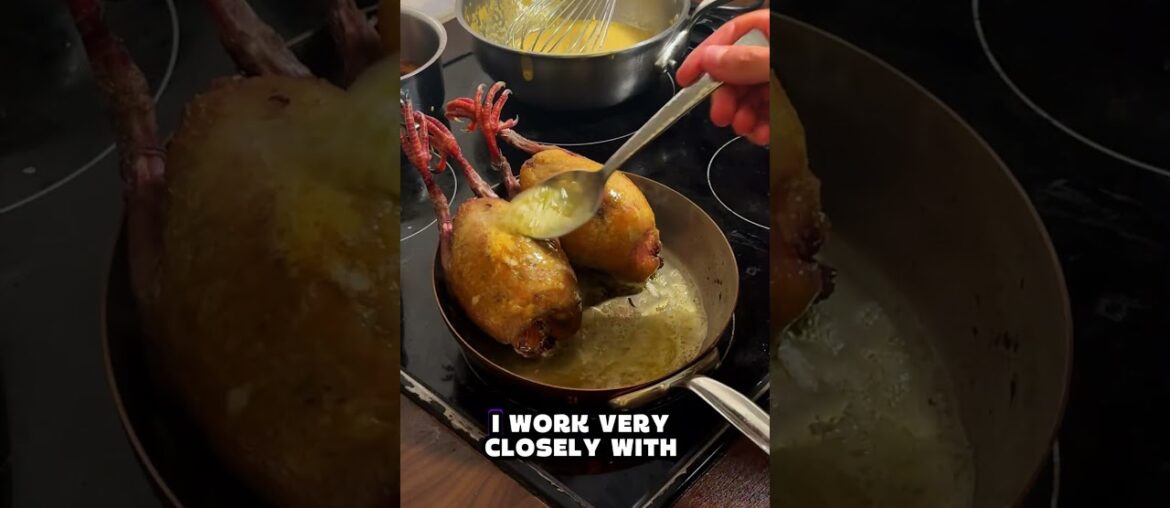 This is the progression of a fine dining plate.