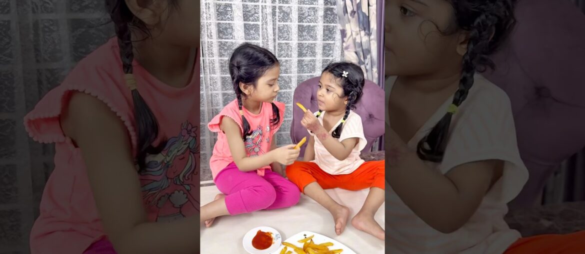 “French Fry Lovers” #frenchfries #sisterforever #trendingshorts #viralshort #familymoments