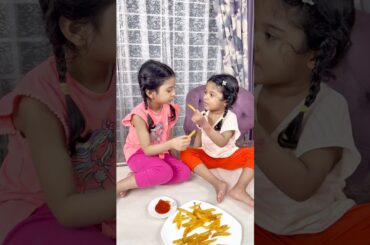 “French Fry Lovers” #frenchfries #sisterforever #trendingshorts #viralshort #familymoments