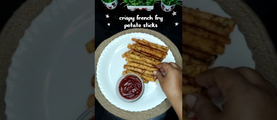 potato sticks l crispy french fry l#recipe #trending #viralshorts