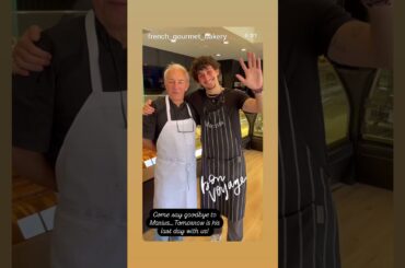 Goodbye for now, Marius! We will miss you! #frenchbakery