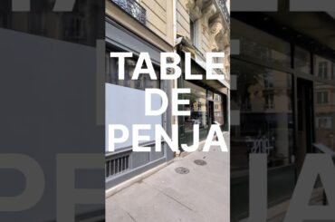Table de Penja is a Paris gastro-bistro offering French cuisine with very original African flavors