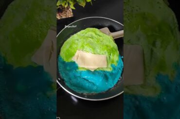 Twin colour french omelette #shortsvideo