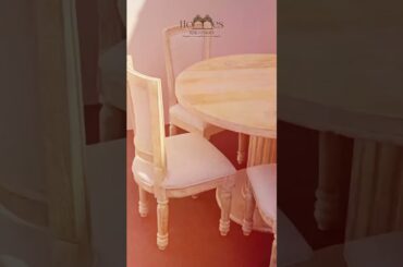 Rattan French 5-Seater Round Dining Set Where timeless charm meets everyday comfort.