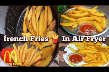 French Fries In Air Fryer/French Fries/Air Fryer Recipe/Snacks/Nasta