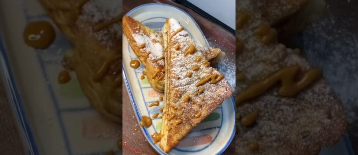 Biscoff French Toast #lotusbiscoff #brunch #frenchtoast #recipe #yum #recipe #foodielife #foodshorts