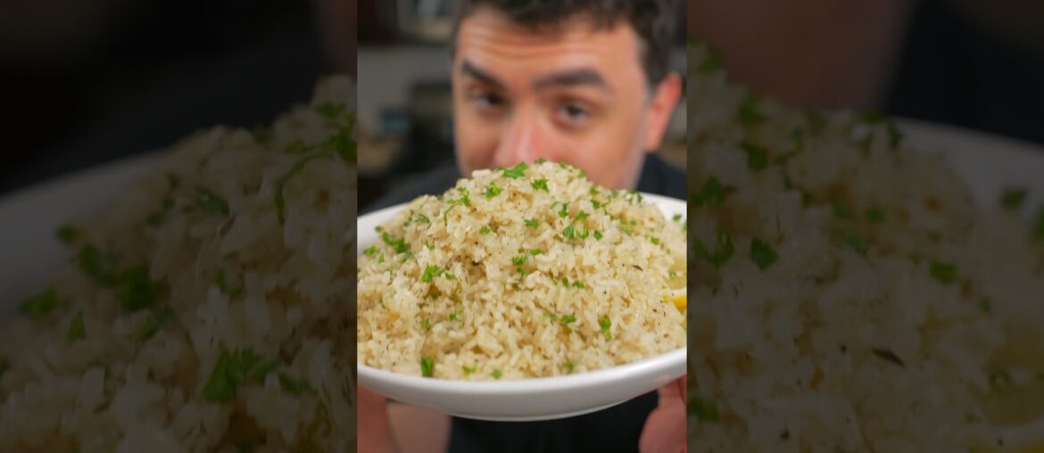 Greek Style Rice! #ricedishes #sidedishrecipe #ricerecipe