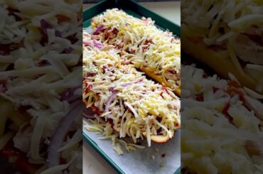 BBQ Chicken French Bread Pizza #bbqchickenpizza #bbqchicken #frenchbread