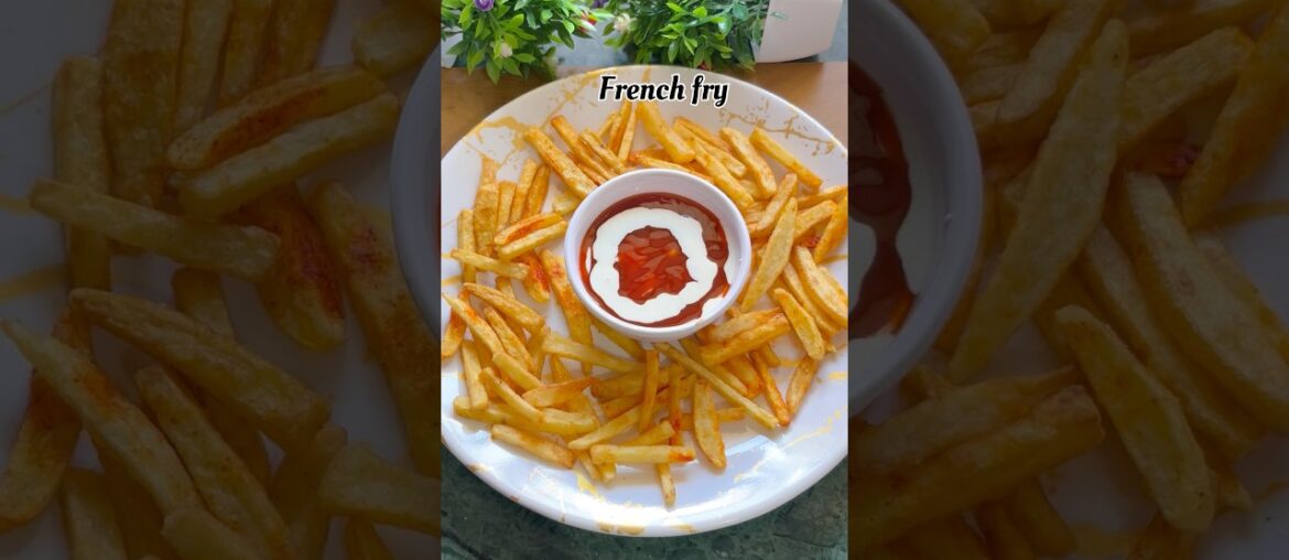 French fry easy recipe     #frenchfries #crispyfrenchfries #frenchfriesin1min #yshorts #trending