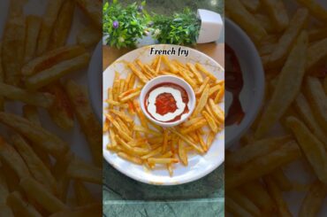 French fry easy recipe     #frenchfries #crispyfrenchfries #frenchfriesin1min #yshorts #trending
