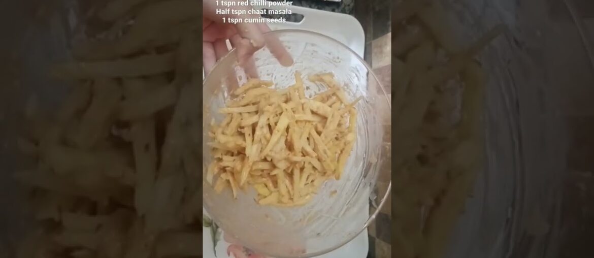 Besan french fries recipe by cooking with nimu#crispy#french#fries