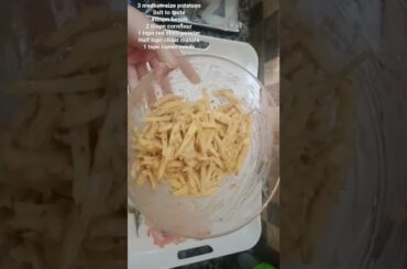 Besan french fries recipe by cooking with nimu#crispy#french#fries