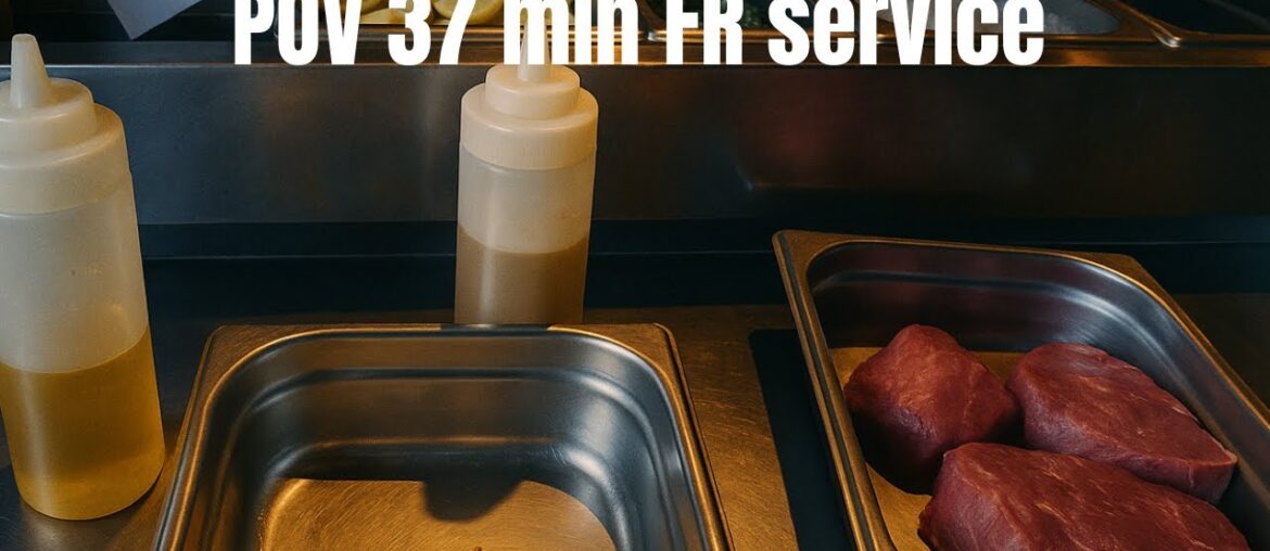 Experience Culinary Magic: First-Person View at a French Grill Restaurant