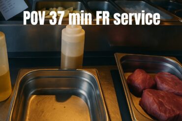 Experience Culinary Magic: First-Person View at a French Grill Restaurant