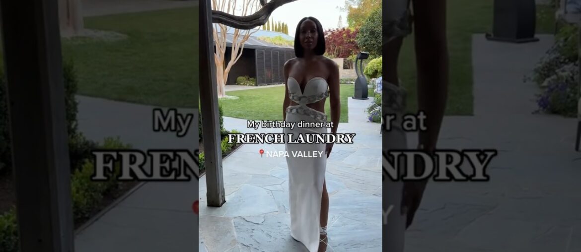 My birthday dinner at French Laundry in Napa Valley #frenchlaundry #napavalley #shortsvideo